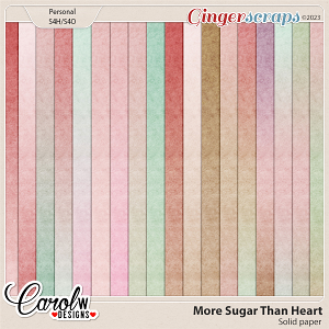 More Sugar Than Heart-Solid paper