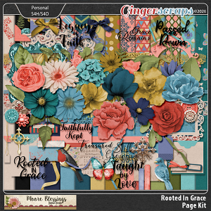 Rooted In Grace Page Kit by Moore Blessings Digital Design