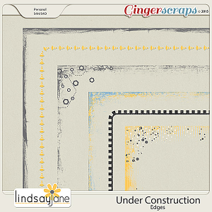 Under Construction Edges by Lindsay Jane
