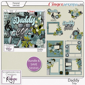 Daddy Trio by Scrapbookcrazy Creations Daddy Trio by Scrapbookcrazy Creations