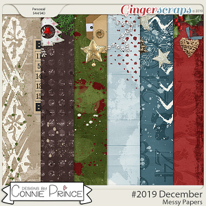#2019 December - Messy Papers by Connie Prince