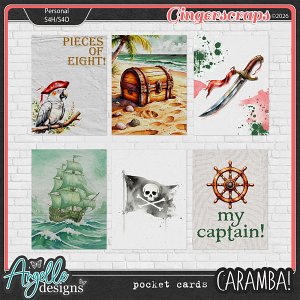 Caramba POCKET CARDS by Angelle Designs Caramba POCKET CARDS by Angelle Designs