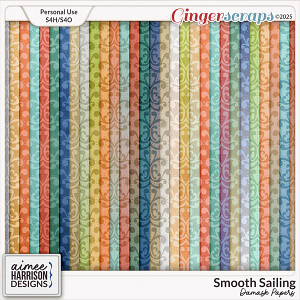 Smooth Sailing Damask Papers by Aimee Harrison
