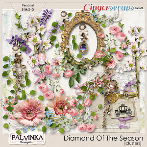 Diamond Of The Season Clusters by Palvinka Designs
