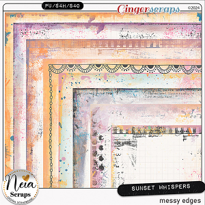 Sunset Whispers - Messy Edges - by Neia Scraps