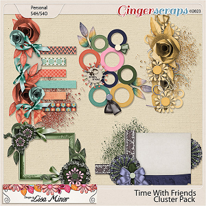 Time With Friends Cluster Pack from Designs by Lisa Minor