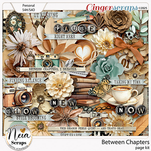 Between Chapters - Page Kit - by Neia Scraps