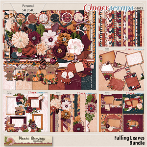 Falling Leaves Bundle by Moore Blessings Digital Design  