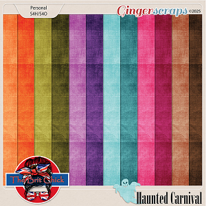 Haunted Carnival Solid Papers The Brit Chick