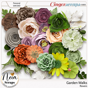Garden Walks - Flowers - by Neia Scraps