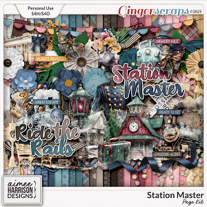 Station Master Page Kit by Aimee Harrison