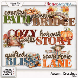 Autumn Crossings Titles by Aimee Harrison