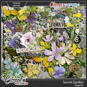 Secret Garden-Page Kit Secret Garden-Page Kit