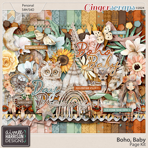 Boho Baby Page Kit by Aimee Harrison Boho Baby Page Kit by Aimee Harrison