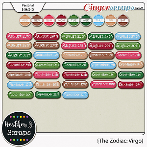 The Zodiac: Virgo DATES by Heather Z Scraps