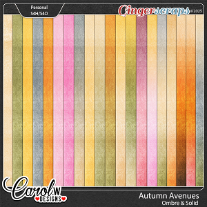 Autumn Avenues-Ombre & Solid