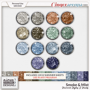 Smoke & Mist Shimmers by Aimee Harrison