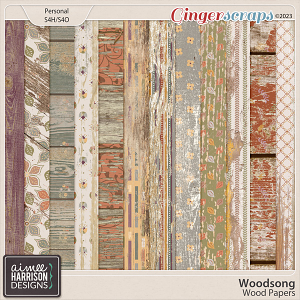 Woodsong Wood Papers by Aimee Harrison