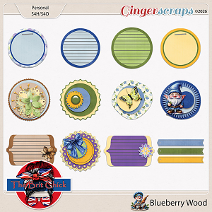 Blueberry Wood Journaling Bits By The Brit Chick