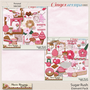 Sugar Rush Element Pack By Moore Blessings Digital Design 