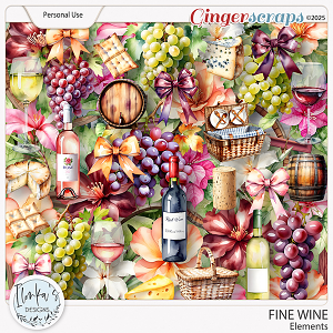 Fine Wine Elements by Ilonka's Designs