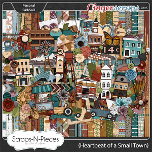 Heartbeat Of A Small Town Kit by Scraps N Pieces
