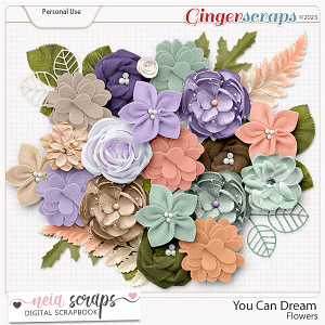 You Can Dream - Flowers - by Neia Scraps 