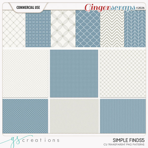 Simple Finds 05 Patterns (CU) by GS Creations