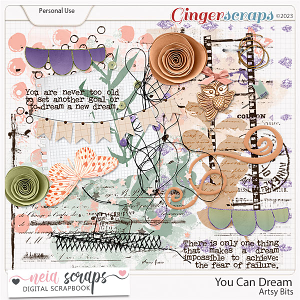 You Can Dream - Artsy Bits - by Neia Scraps