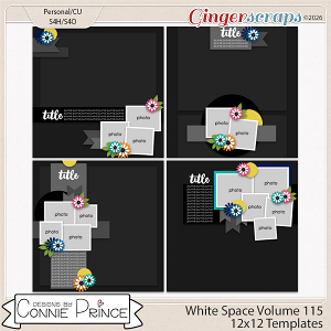 White Space Volume 115 - 12x12 Temps (CU Ok) by Connie Prince