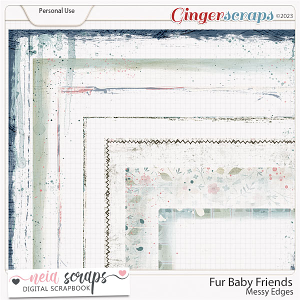 Fur Baby Friends - Messy Edges - by Neia Scraps