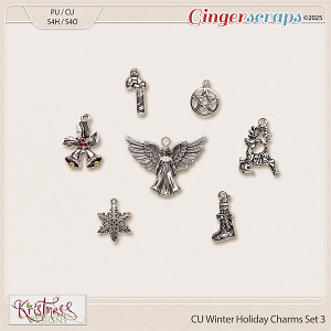 CU Winter Holiday Charms Set3