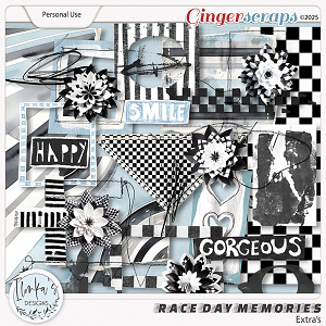 Race Day Memories Extra's by Ilonka's Designs