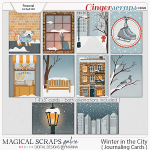 Winter in the City (journaling cards)