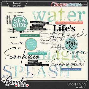 Shore Thing-Word art Shore Thing-Word art