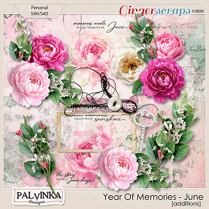 Year Of Memories - June Additions by Palvinka Designs