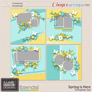 Spring is Here Templates by Aimee Harrison