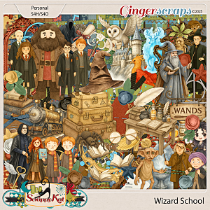 Wizard School MEGA Kit by The Scrappy Kat