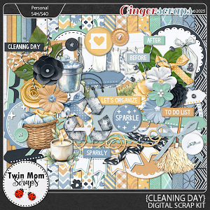 Cleaning Day - KIT by Twin Mom Scraps Cleaning Day - KIT by Twin Mom Scraps