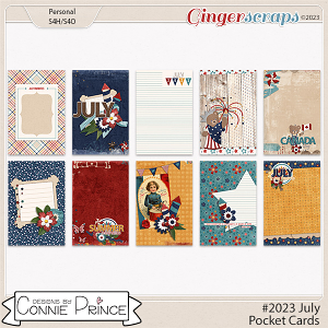 #2023 July - Pocket Cards by Connie Prince