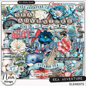 Sea Adventure - Elements - by Neia Scraps