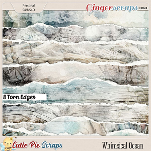 Whimsical Ocean Torn Edges