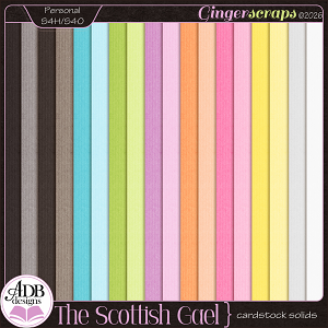 The Scottish Gael Solid Papers by ADB Designs