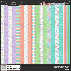 Birthday Girl Paper by Let Me Scrapbook Birthday Girl Paper by Let Me Scrapbook
