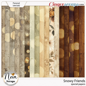 Snowy Friends - Special Papers - by Neia Scraps Snowy Friends - Special Papers - by Neia Scraps