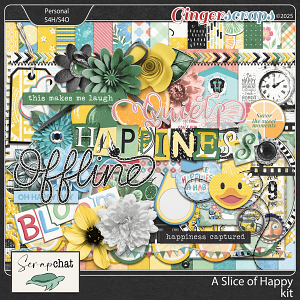 A Slice of Happiness Kit by ScrapChat Designs