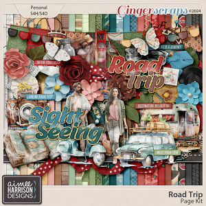 Road Trip Page Kit by Aimee Harrison