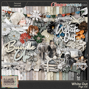 White Out Page Kit by Aimee Harrison