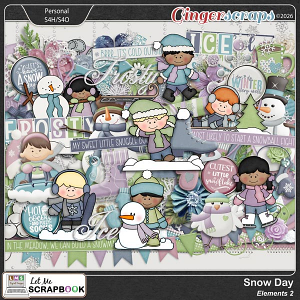 Snow Day-2 Elements by Let Me Scrapbook Snow Day-2 Elements by Let Me Scrapbook