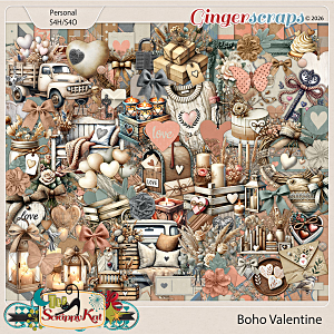 Boho Valentine Kit by The Scrappy Kat